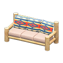 Log Extra-Long Sofa Animal Crossing New Horizons | ACNH Critter - ACNHMALL