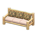 Log Extra-Long Sofa Animal Crossing New Horizons | ACNH Critter - ACNHMALL