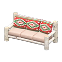 Log Extra-Long Sofa Animal Crossing New Horizons | ACNH Critter - ACNHMALL
