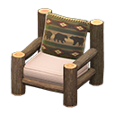 Log Chair Animal Crossing New Horizons | ACNH Critter - ACNHMALL