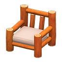 Log Chair Animal Crossing New Horizons | ACNH Critter - ACNHMALL