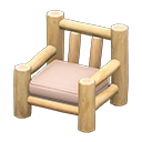 Log Chair Animal Crossing New Horizons | ACNH Critter - ACNHMALL