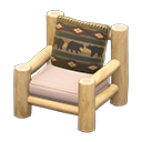 Log Chair Animal Crossing New Horizons | ACNH Critter - ACNHMALL