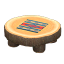 Log Round Table Animal Crossing New Horizons | ACNH Critter - ACNHMALL