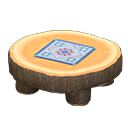 Log Round Table Animal Crossing New Horizons | ACNH Critter - ACNHMALL