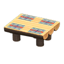 Log Dining Table Animal Crossing New Horizons | ACNH Critter - ACNHMALL