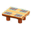 Log Dining Table Animal Crossing New Horizons | ACNH Critter - ACNHMALL