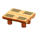 Log Dining Table Animal Crossing New Horizons | ACNH Critter - ACNHMALL