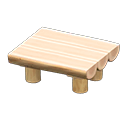 Log Dining Table Animal Crossing New Horizons | ACNH Critter - ACNHMALL