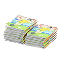 Stacked Magazines Animal Crossing New Horizons | ACNH Critter - ACNHMALL
