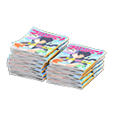 Stacked Magazines Animal Crossing New Horizons | ACNH Critter - ACNHMALL