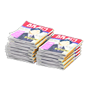 Stacked Magazines Animal Crossing New Horizons | ACNH Critter - ACNHMALL