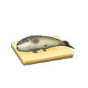 Carp On A Cutting Board Animal Crossing New Horizons | ACNH Critter - ACNHMALL