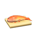 Carp On A Cutting Board Animal Crossing New Horizons | ACNH Critter - ACNHMALL