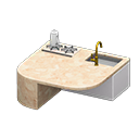 Marble Kitchen Island in Animal Crossing New Horizons - ACNHMALL