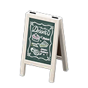 Menu Chalkboard Animal Crossing New Horizons | ACNH Critter - ACNHMALL