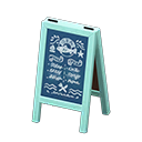 Menu Chalkboard Animal Crossing New Horizons | ACNH Critter - ACNHMALL