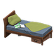 Dark wood x Green