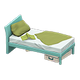 Light blue x Green
