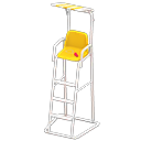 Lifeguard Chair Animal Crossing New Horizons | ACNH Critter - ACNHMALL