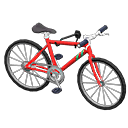 Mounted Mountain Bike