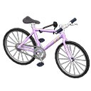 Mounted Mountain Bike