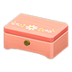 Pink wood x White flower
