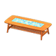 Natural wood x Raindrops