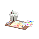 Painting Set Animal Crossing New Horizons | ACNH Critter - ACNHMALL
