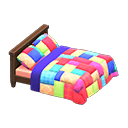 Patchwork Bed Animal Crossing New Horizons | ACNH Critter - ACNHMALL