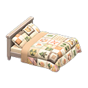 Patchwork Bed Animal Crossing New Horizons | ACNH Critter - ACNHMALL