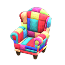 Patchwork Chair Animal Crossing New Horizons | ACNH Critter - ACNHMALL