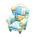 Patchwork Chair Animal Crossing New Horizons | ACNH Critter - ACNHMALL