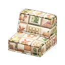 Patchwork Sofa Chair Animal Crossing New Horizons | ACNH Critter - ACNHMALL