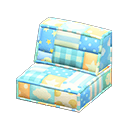 Patchwork Sofa Chair Animal Crossing New Horizons | ACNH Critter - ACNHMALL