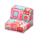 Patchwork Sofa Chair Animal Crossing New Horizons | ACNH Critter - ACNHMALL
