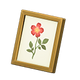 Gold x Pressed flower