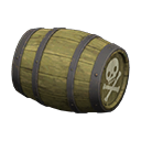 Sideways Pirate Barrel Animal Crossing New Horizons | ACNH Critter - ACNHMALL