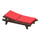 Dark brown x Red