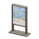 Poster Stand Animal Crossing New Horizons | ACNH Critter - ACNHMALL