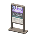 Poster Stand Animal Crossing New Horizons | ACNH Critter - ACNHMALL