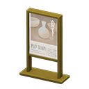 Poster Stand Animal Crossing New Horizons | ACNH Critter - ACNHMALL