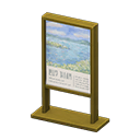 Poster Stand Animal Crossing New Horizons | ACNH Critter - ACNHMALL