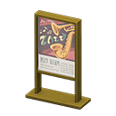 Poster Stand Animal Crossing New Horizons | ACNH Critter - ACNHMALL