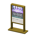 Poster Stand Animal Crossing New Horizons | ACNH Critter - ACNHMALL