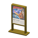 Poster Stand Animal Crossing New Horizons | ACNH Critter - ACNHMALL