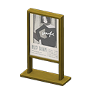 Poster Stand Animal Crossing New Horizons | ACNH Critter - ACNHMALL