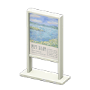Poster Stand Animal Crossing New Horizons | ACNH Critter - ACNHMALL