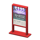 Poster Stand Animal Crossing New Horizons | ACNH Critter - ACNHMALL