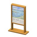 Poster Stand Animal Crossing New Horizons | ACNH Critter - ACNHMALL